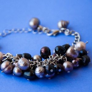 Freshwater PEARL Charm Bracelet